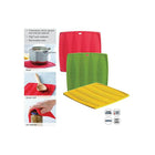 Trudeau 3 in 1 Trivet/Grip in Assorted Colours, 3 Pack-Heat resistant 428 degree F-220 degree C