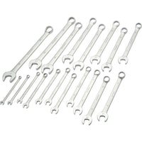 Dynamic Tools 19 Piece Metric Combination Wrench Set, Contractor Series, Satin Finish, 6mm - 24mm-Contains: 6, 7, 8, 9, 10, 11, 12, 13, 14, 15, 16, 17, 18, 19, 20, 21, 22, 23, 24mm
