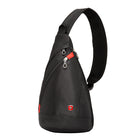 Swiss Gear Sling Bag with RFID Blocking Pocket - Black-Dedicated e-reader/tablet pocket