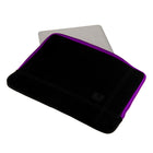 Vangoddy 15.6" Microsuede Laptop Sleeve - Purple-Interior case dimensions 15" x 10.25"