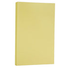 JAM Paper Vellum Bristol Legal Cardstock, 8.5 x 14, 67lb Yellow, 50 Pack (16928440)-Paper Weight: 67 lbs.
