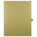 Mark Maker Legal Exhibit Index Tab Buff Single Tabs, 1/25th Cut, Letter Size, No Holes, Number 164, 25 Pack-Buff Single Tabs, 1/25th Cut