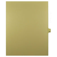 Mark Maker Legal Exhibit Index Tab Buff Single Tabs, 1/25th Cut, Letter Size, No Holes, Number 164, 25 Pack-Buff Single Tabs, 1/25th Cut