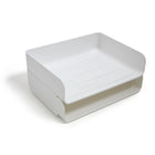 TRU RED Side Load Stackable Plastic Letter Tray - White - 2 Pack-Comes with 2 letter trays