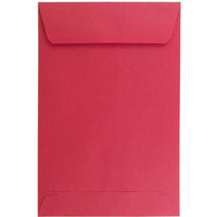 JAM Paper 6" x 9" Open End Catalog Coloured Envelopes - Red Recycled - 50 Pack -Colour: Red