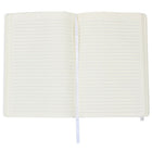 JAM Paper Hardcover Lined Notebook with Elastic Closure, Large, 5.88 x 8.5 Journal, White, 2 Pack (340526604g)-5
