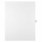 Mark Maker Legal Exhibit Index Tab White Single Tabs, 1/15th Cut, Letter Size, No Holes, Number 188, 25 Pack-White Single Tabs, 1/15th Cut