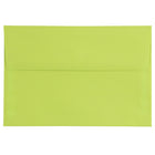 JAM Paper A8 Invitation Envelopes, 5.5 x 8.125, Brite Hue Ultra Lime Green, 1000 Pack (15955B)-Ultra lime green