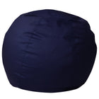 Flash Furniture Small Solid Kids Bean Bag Chair - Navy Blue-Child Sized Bean Bag