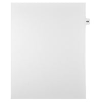 Mark Maker Legal Tabs - Letter Size - White - 1/15th cut - 25 tabs per package - 5 packages Pack - Number 168-White Single Tabs