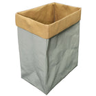 Cathay Importers Eco-Friendly 2-Tone Paper Rectangle Storage Basket, Large (EC-21-0060)-15"H x 12"W x 7.5"D