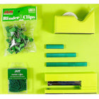 JAM Paper Office Starter Desk Kit, Green (338756gr)-5 pack