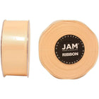 JAM Paper Double Faced Satin Ribbon, 1.5 Inch Wide x 25 Yards, Ivory, 2 Pack (808SAiv25g)-Ivory