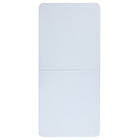 Flash Furniture 30''W x 60''L Bi-Fold Granite White Plastic Folding Table-Maxium weight capacity: 400 lbs