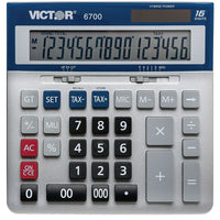 Victor 6700 16 Digit Extra Large Desktop Calculator-16 digits Desktop Calculator