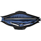 Lencca 13.3" Laptop/ Notebook Messenger Bag  - Black-Two Back Panel Pockets