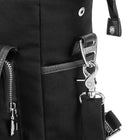 Lencca Phlox 11" Laptop Hybrid Bag - Limit Edition - Black-Backpack: Tuck away its messenger strap in the rear pocket. Clip on the double padded backpack straps when its travel time.