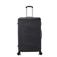 TOSCANO INTRECCIARE 20" Hardside Carry On Luggage - Black-Designed in Italy