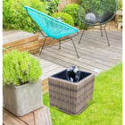 Koolatron Wicker Deck/Balcony Pond Kit-Includes a plastic insert