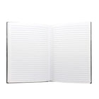 Cambridge Suede Notebook with Pocket/Bungee Closure - 8-1/4" H x 5-4/5" W - Grey-96 sheets