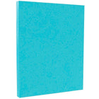 JAM Paper Bright Color Cardstock, 8.5 x 11, 65lb Blue Recycled, 2 packs of 50 (101899g)-Size: 8-1/2" x 11"