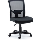 Staples Radnor Mesh and Fabric Armless Task Chair-Seat-height adjustment lets you set the chair to suit the needs of your body