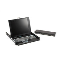 Black Box KVT417A-8UV-R2 SERVTRAY 17in (8 PORT) VGA USB/PS/2 PORT-LCD Console Drawer