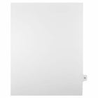 Mark Maker Legal Exhibit Index Tab White Single Tabs, 1/15th Cut, Letter Size, No Holes, Number 73, 25 Pack-White Single Tabs, 1/15th Cut
