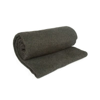 Kemp 10-606, Emergency Wool Blanket, 84" x 60", Grey-80% Wool Blanket