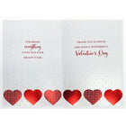 Rosedale Gold Greeting Cards/Envelopes - Happy Valentine's Day Dad - 5-1/2" x 8" - 6 Pack-Contains glitter or foil embellishments