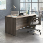 Sauder 59"W Affirm Executive Desk - Hudson Elm-  Melamine top surface is heat, stain, and scratch-resistant