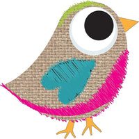 Ashley Magnetic Whiteboard Erasers, Burlap Scribble Tweet, 6 Pack-Size 3.75"