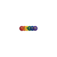 Champion Sports Rubber Playground Ball, Assorted, 8.5", 6/Pack (CHSPX85SET)-1 of each colour - Red, Orange, Yellow, Royal Blue, Green and Purple, Rhino® Poly
