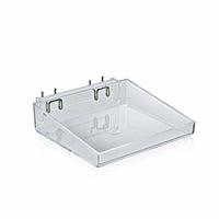 Azar Displays 8" Pegboard Open Tray, 2 Pack (556088)-Made from pegboard