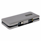 StarTech 4-Port Portable USB-C to USB-A Hub - Space Grey-Backward compatible with USB 3.2 Gen 1/2.0/1.0