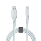 Basic Tech 3ft Lightning Cable Grey-Sleek & Tangle Free