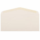 JAM Paper #10 Business Strathmore Envelopes - 4.125" x 9.5" - Natural White Linen - 50 Pack-Size: #10 (4.13 x 9.5 inches)