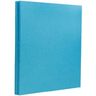 JAM Paper Matte Cardstock, 8.5" x 11", 130 lb. Peacock Blue, 25 Pack (296131625)-Size: 8.5 x 11 inches
