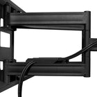 Kanto PDX680 Full Motion TV Wall Mount for 39-inch to 80-inch TVs, Black-Accessible tilt mechanism provides +15 degree to -3 degree of tilt