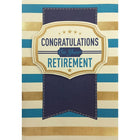 Rosedale 5-1/2" x 8" Congratulations On Your Retirement Greeting Cards And Envelopes, 6 Pack (19918)-Printed on premium uncoated card stock