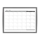 Quartet Plastic Frame Dry-Erase Calendar - 17" x 23" - Assorted Colours-Steel whiteboard, ideal for placement in low-use or personal spaces