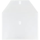 JAM Paper Plastic Envelopes with VELCRO Brand Closure, Letter Booklet, 9.75 x 13, Clear Poly, 12 Pack (218V0CL)-Size: 9-1/2" x 13"