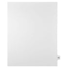 Mark Maker Legal Exhibit Index Tab White Single Tabs, 1/15th Cut, Letter Size, No Holes, Number 194, 25 Pack-White Single Tabs, 1/15th Cut