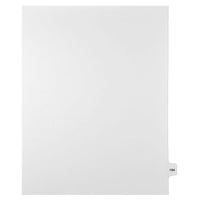 Mark Maker Legal Exhibit Index Tab White Single Tabs, 1/15th Cut, Letter Size, No Holes, Number 194, 25 Pack-White Single Tabs, 1/15th Cut