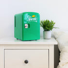 Coca-Cola Sprite Portable 6 Can Thermoelectric Mini Fridge Cooler/Warmer - 4 L / 4.2 qt-Self-locking door handle