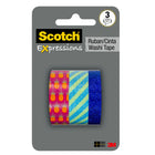 Scotch Expressions Washi Tape - Assorted Sizes - Multi-pack - 3 Rolls/Pack (C1017-3-P13)-Washi Tape