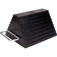 Rubber Wheel Chocks, Wt. Lbs., 10, Wheel Chocks, 4 Pack-Approx. Size W" x L" x H" - 8 x 9 x 6