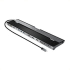 j5Create Triple Display Docking Station - Black-Main Body: 3.24" W x 0.92" H x 13.78" D - USB-C Cable Length: 1.5 Ft/450 Mm