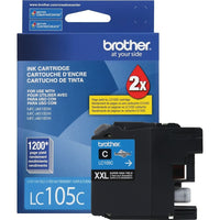 Brother LC105 Cyan Ink Cartridge, Super High Yield (LC105CS)-Extra high-yield ink cartridge, up to 1200 pages