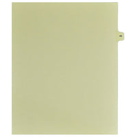 Mark Maker Legal Exhibit Index Tab Buff Single Tabs, 1/15th Cut, Letter Size, No Holes, Number 49, 25 Pack-Buff Single Tabs, 1/15th Cut